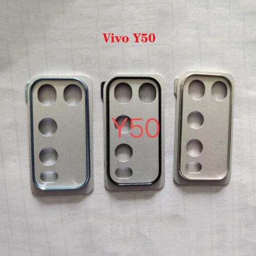For Vivo Y50 Back Rear Camera Lens Glass Cover Ring with Glass lenses
