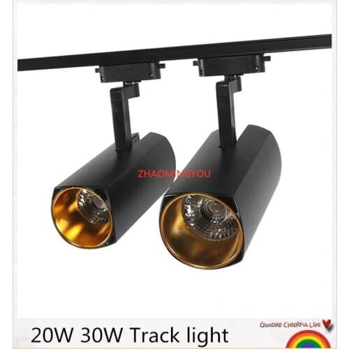 YOU LED Track Light COB 20W 30W Ceiling Rail Lights spotlight