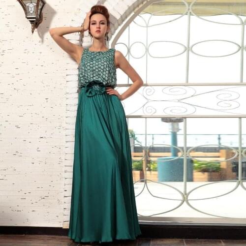 Free shipping 2014 fashion long new design plus size romantic navy blue evening dress silks and satins quality formal full gown