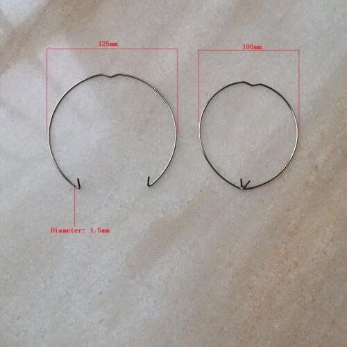 100mm/extended 125mm lamp body cover circlip fixing spring Clamp ,downlight fixing spring clips for recessed lights