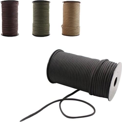 100M Army Standard 550 9 Core Paracord Rope Emergency Survival Escape Tent Rope Survival Climbing Gear Climbing Harness