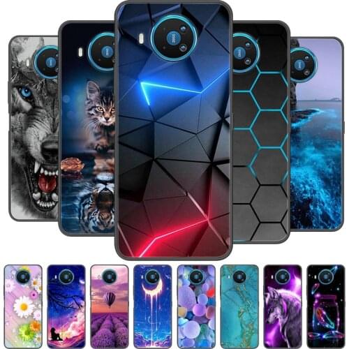 For Nokia 8.3 5G Case Soft TPU Silicone Cover for Nokia 8.3 Nokia8.3 5G Phone Case 6.81 inch Cute Cat Protective Case Bumper