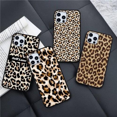 Leopard cheetah skin print Phone Case for iPhone 11 12 pro XS MAX 8 7 6 6S Plus X 5S SE 2020 XR mini