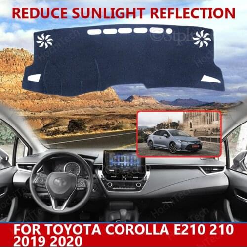For Toyota Corolla E210 210 2019 2020 Right Left Hand Drive Good Polyester Material Anti Light Car Dashboard Cover Mat