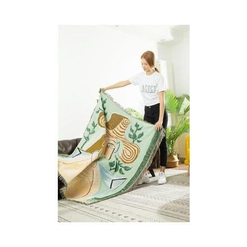 Girl Abstract Style Art Carpet Leisure Sofa Classic Decorative