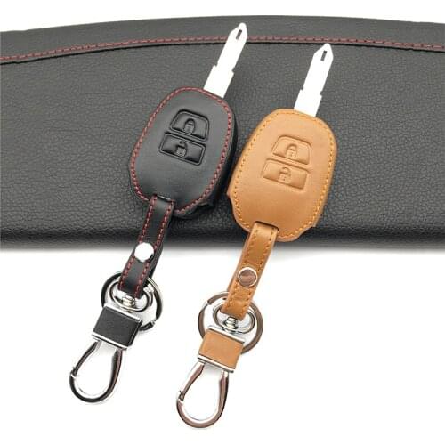 High Quality Leather Case Cover For Toyota Yaris Camry Corolla Echo Prado Highlander Reiz New Vios RAV4 Crown Car Key Wallet
