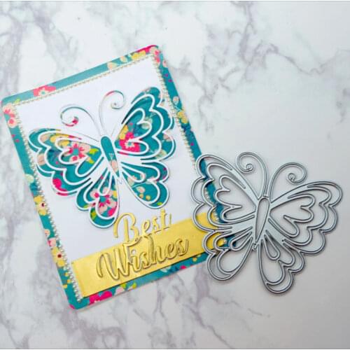YaMinSanNiO Insect Dies Butterfly Metal Cutting Dies Scrapbooking New 2019 Craft Dies Embossing Stencil Card Making Die Cut