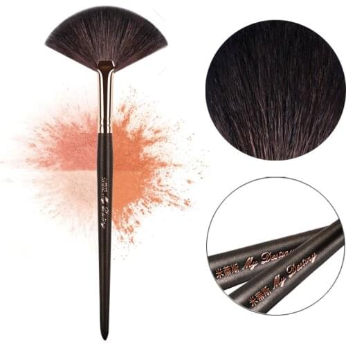 Natural Goat Hair Fan Brush for Powder Make Up Makeup Brushes Pincel Maquiagem Brochas Maquillaje Pinceaux Maquillage