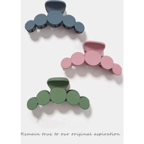 New fashion hairpin large Acrylic Hair Clip Crab Hair Claws For Women Girl Simple and Elegant Clamp Hair Accessories