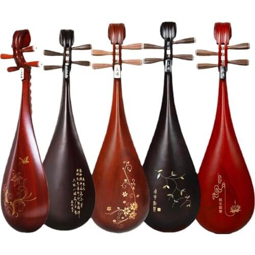 Pipa musical instrument stage performance examination African rosewood old pear pipa children beginner hardwood