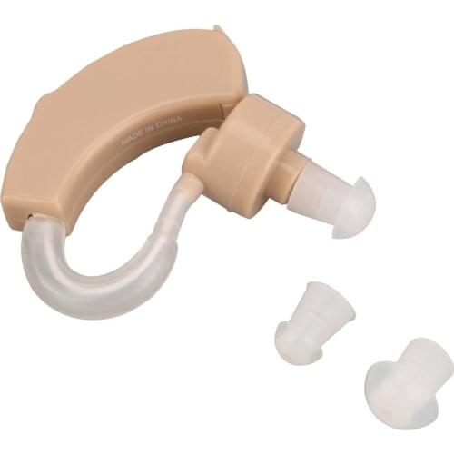 Plastic Super Mini Adjustable Ear Sound Amplifier Volume Tone Listen Hearing Assistance Aid Kit Hook In Ear JZ-1088A Ear Care
