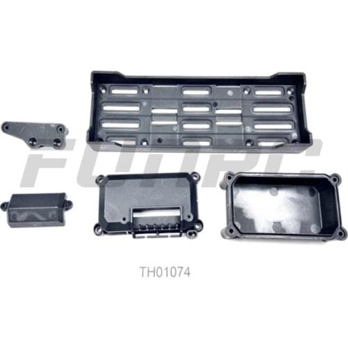 Plastic Battery Case Equipment Box for Traction Hobby 1/8 KM5 Crawler Model Vehicle Refit Upgrade Accessories RC Car Parts