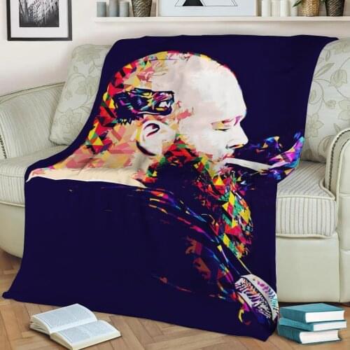 Action Bronson 3D Print Plush Blanket Throw On Sofa Home Decor Soft Warmth Washable Nap Blanket Dropshipping