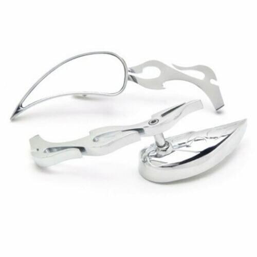 Universal Motorcycle 8mm 10mm Rear View Side Mirrors For Harley FLHT Honda Shadow VTX Rebel 250 Kawasaki Yamaha Suzuki