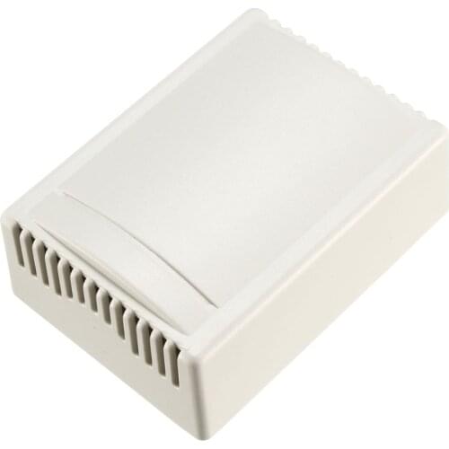 Uxcell 1Pcs 75 x 55 x 28mm ABS Electronic DIY Alarm Box Junction Box Enclosure Case Off White For Signal Chassis