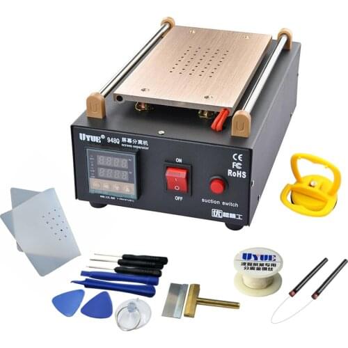 UYUE 948Q Built-in Pump Vacuum Glass LCD Screen Touch Screen Separator Machine Max 7 inches Mobile Phone Disassemble Repair Tool