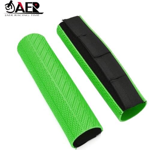 JAER Motorcycle Bicycle Dirtbike Front Fork Gator Boots Cover for KTM CRF YZF KLX Dirt Bike ATV Quad Shock Dust Guard Gaiter