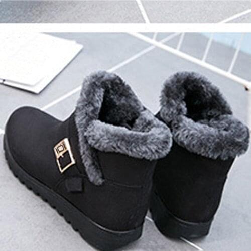 Women Boots Waterproof Snow Boots Female Plush Winter Boots Women Warm Ankle Botas Mujer Winter Shoes Women Plus Size