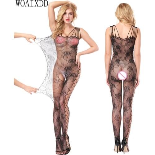 Womens Sexy Lingerie Hot Women Exotic Apparel Babydolls One Shoulder Lace Sex Underwear Costume Intimates Slips Nightie Dress