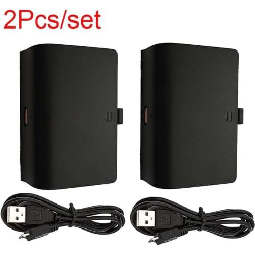 2Pcs 2400mAh Rechargeable Batteries With USB Cable For XBOX ONE Controller Wireless Gamepad Joypad Battery Batteria