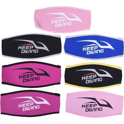 5 Colors Diving Mask Head Strap Cover Mask Padded For Added Comfort Equipment Tool Protect Long Hair Band Strap-Wrapper