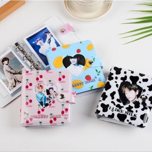 Hollow Photo Album Photocard Binder Kpop Star Chasing Album Card Collection Book 3 Inch Mini Polaroid Photo Album