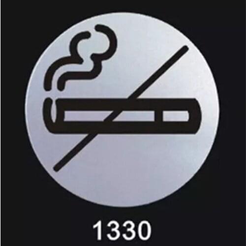 Aluminum Plastic Room Warn Wall Door Adhesive Board No Smoking Warning Label Sign