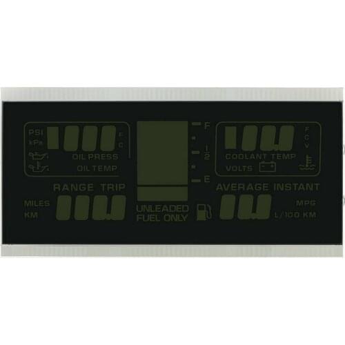 Center display for 1985-1989 Chevrolet Corvette C4 Digital Instrument Cluster