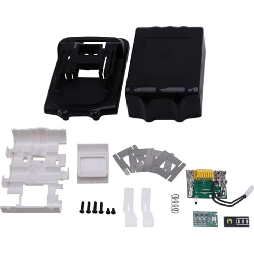 For Makita 18V BL1850 BL1830 Battery Case Kit with PCB Circuit Board LED Indicator Power Tools Battery Case(No Cell)