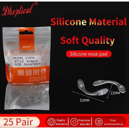 Child nose pad glasses nose pad 25 pair very soft silicone material glasses nose pad wholesale