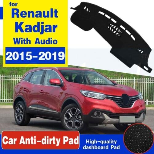 For Renault Kadjar 2015 2016 2017 2018 2019 Anti-Slip Mat Dashboard Cover Pad Sunshade Dashmat Protect Carpet Car Accessories