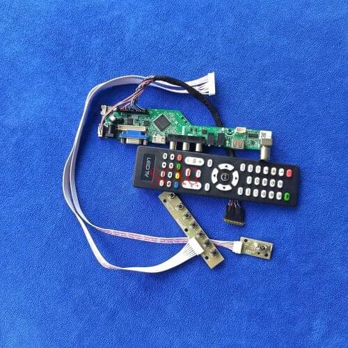 For LP140WD1/LP140WD2 Display controller drive board LED LCD 1600*900 Kit VGA USB AV HDMI-compatible Analog signal LVDS 40-Pin