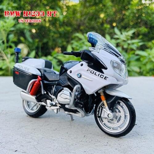 Maisto 1:18 BMW R1200 RT American version Police motorcycle series original authorized simulation alloy motorcycle model toy car