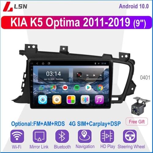 9" Android 10 For KIA K5 Optima 2011,2012,2014,2015 Multimedia Video GPS Navigation Car Radio Player Auto Stereo Navi 1 DIN