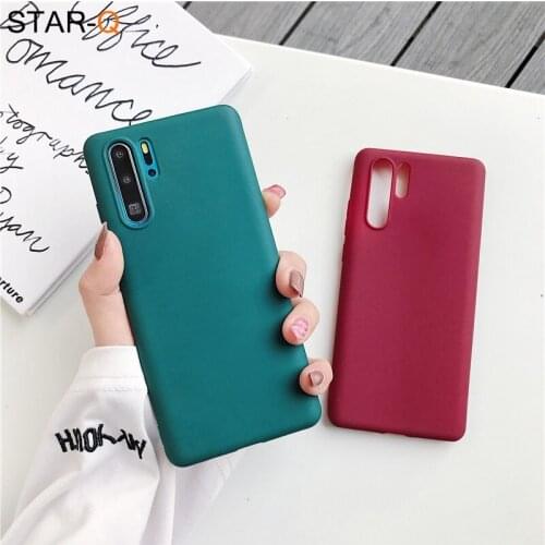 Candy color soft silicone phone case for huawei honor 7a 5.45 7c pro 5.7 5.99 russia matte soft tpu back cover on play 7x 6x 7s