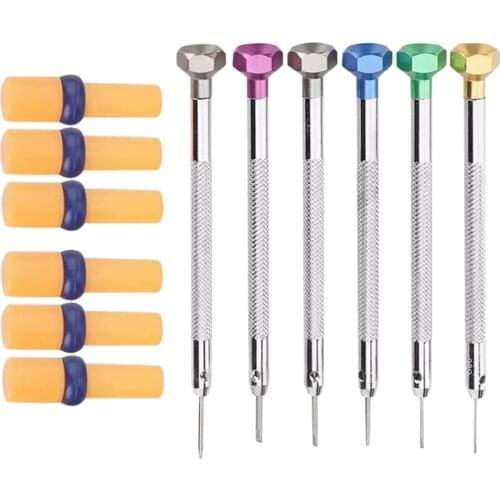 6 Piece Watch Repair Tools Screwdrivers Kit Replacement for Watch Strap Remover Phones Repair