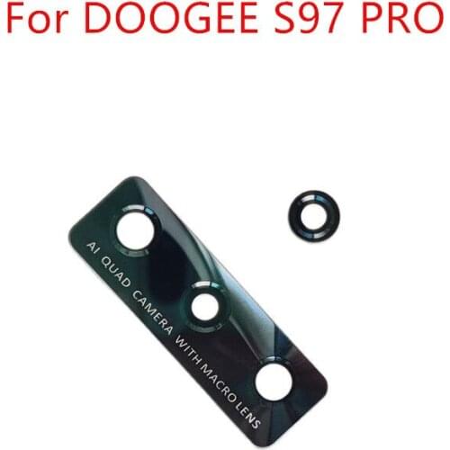Original For DOOGEE S97 PRO Cell Phone Back Camera Lens Glass Cover Repair Part