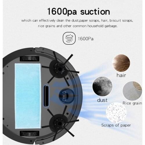 Smart Robot Vacuum Cleaner Remote Control APP Wireless Cleaning Machine Sweeping Floor Mop Dry and Wet For Home