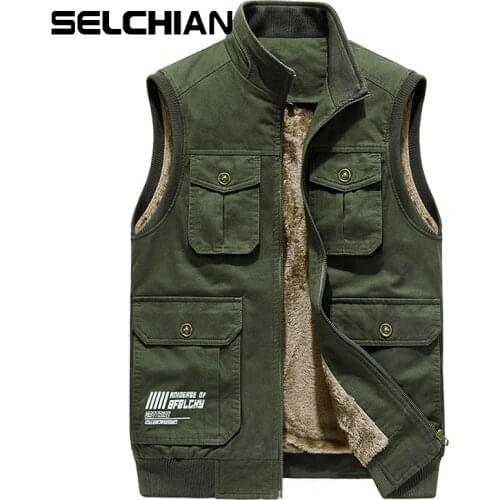 Мужские меховые жилеты SELCHIAN China At AliExpress