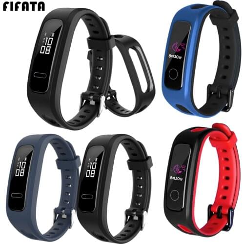 Silicone Sport Watch Band For Huawei Honor 4 Running Replacement Smart Watch For Huawei Band 4E/3E Smart Wristband Accessories