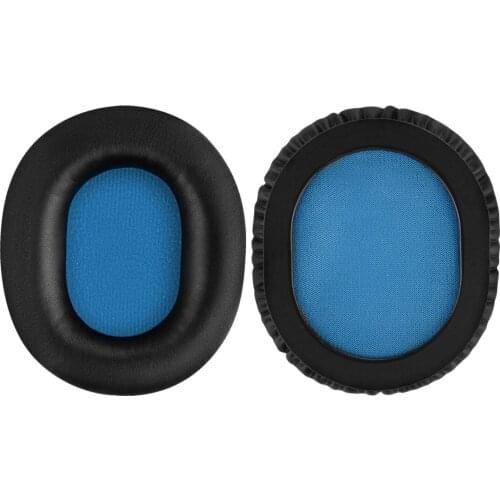 1Pair Replacement Protein Leather Ear Pads Cushion Cups Cover Earpads Repair Parts for Sennheiser HD6 Mix HD7 HD8 DJ Headphones