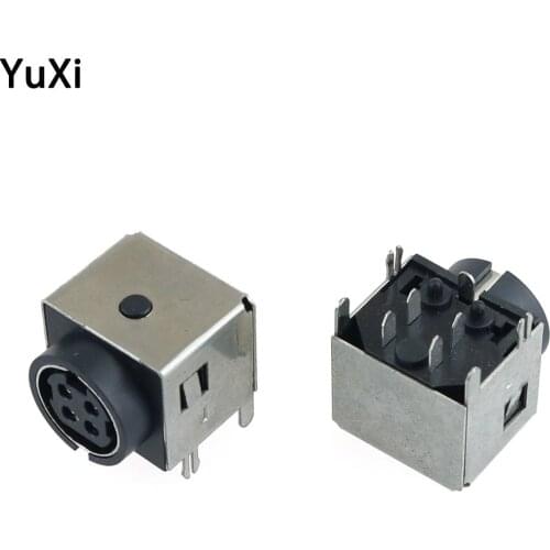 1pc 4P Horizontal Socket S Terminal MPC Power Terminal PS2 DC Charging Socket 4 Core Connector