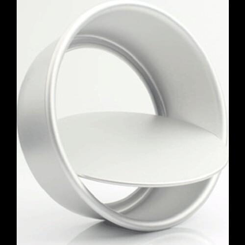 1PC Round Cake Mousse Mould 2 Inch Aluminum Alloy Non-stick Bottom Removable Cake Bread Toast DIY Baking Tools Baking Supplies