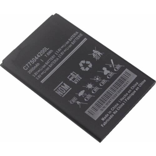 1x 2000mAh Replacement Battery For BLU C775044200L Batteries