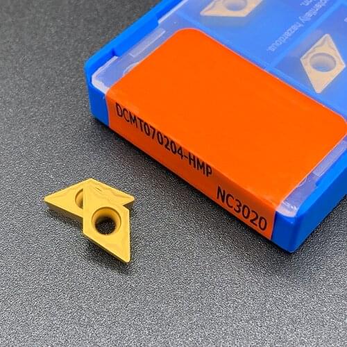 10pcs DCMT070204 NC3020 High Quality Blade HMP Internal Turning Tool Lathe Cutting Cabide Insert CNC dcmt070204 for