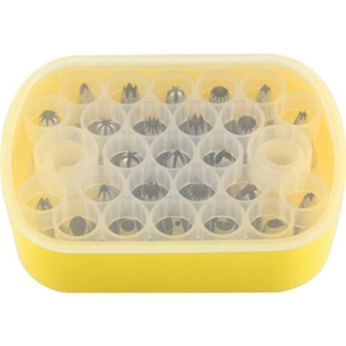 27 Pcs/Set DIY Kitchen Baking Stainless Steel Cake Decorating Tool Silicone Icing Piping Cream Pastry Nozzle Converter Tools