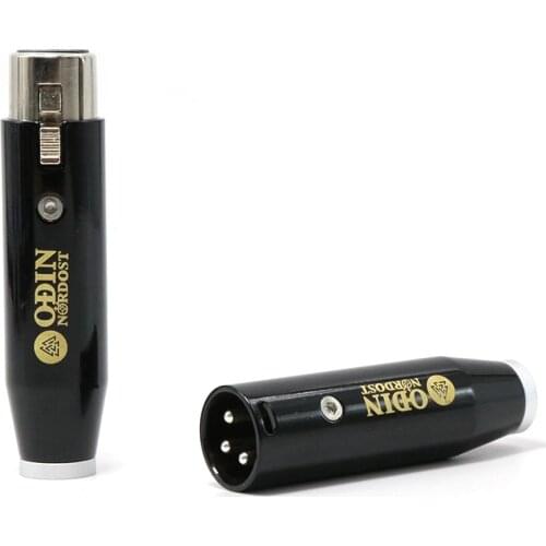 4Pcs XR1804 ODIN XLR Silver Plated Balanced Plugs Audio Interconnect Connector Adapter For DIY Cable