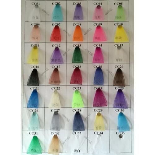 50yard/lot 32 Colors 4.7"(12 cm) Flat Plain Crins Horsehair Crinolines mesh fabric braid for crafts,Women diy hat accessories