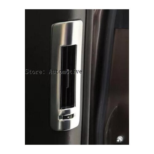 ABS Chrome B Pillar AC Outlet Vent Cover Trim Sticker For Land Rover Discovery Sport Auto Parts Car-Styling 2015