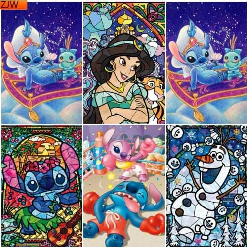 5D DIY Diamond Painting Cartoon Movie Character Full of Diamond Embroidery Exclusive Handmade Interior Decoration Gift Disney